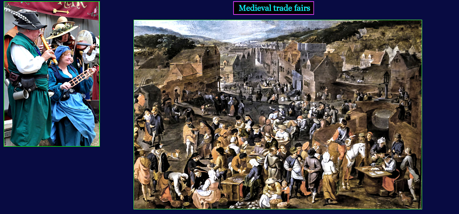 Medieval trade fairs, 1200 AD